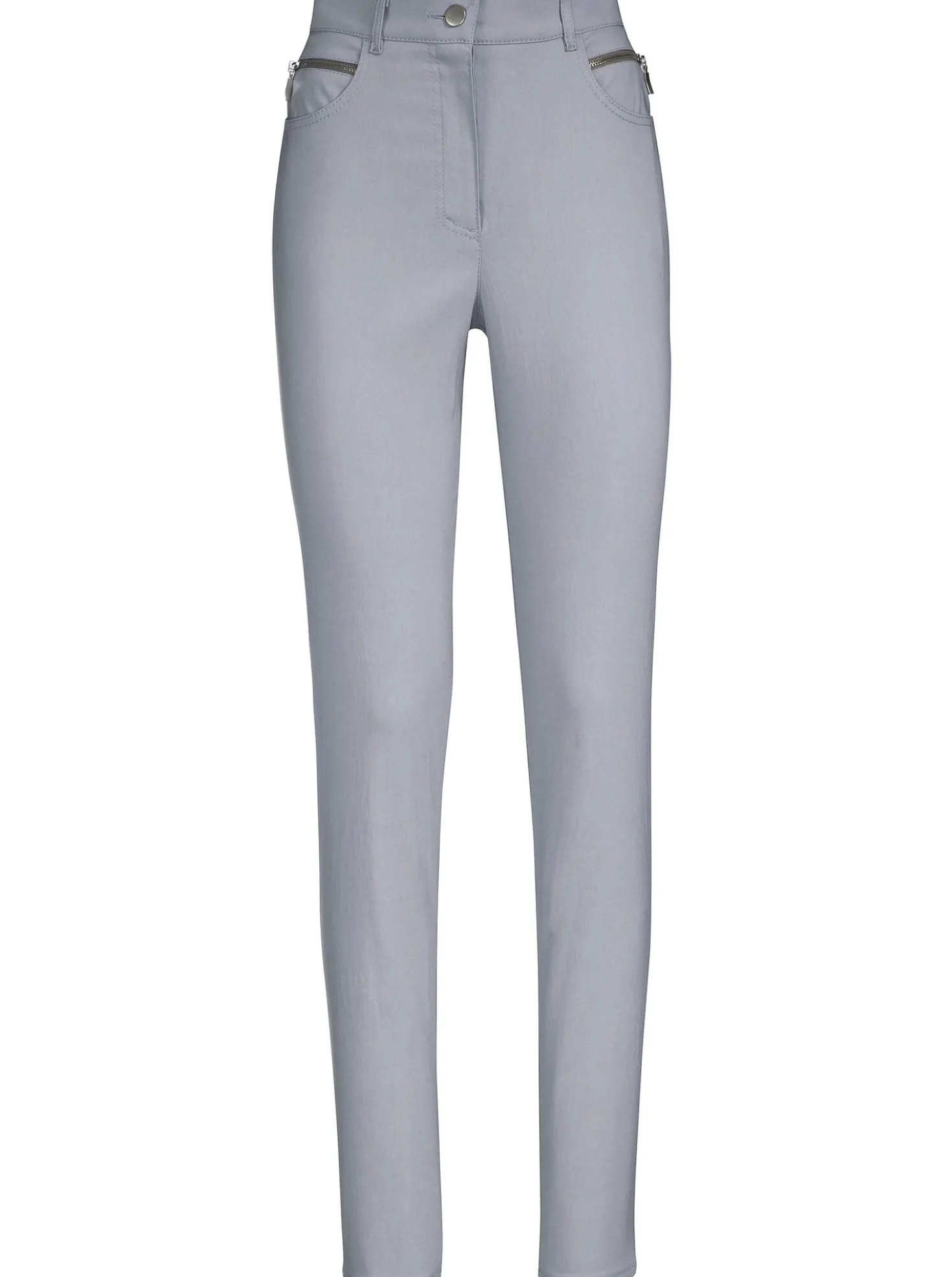 Stretch-Hose mit Zier-Taschen vorne