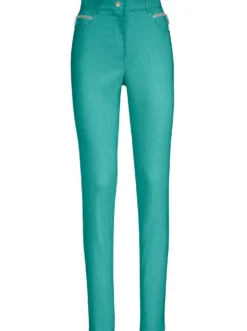 Stretch-Hose mit Zier-Taschen vorne