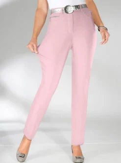 Stretch-Hose mit Zier-Taschen vorne