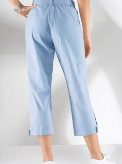 Stretch-Hose mit Zipper am Beinabschluss