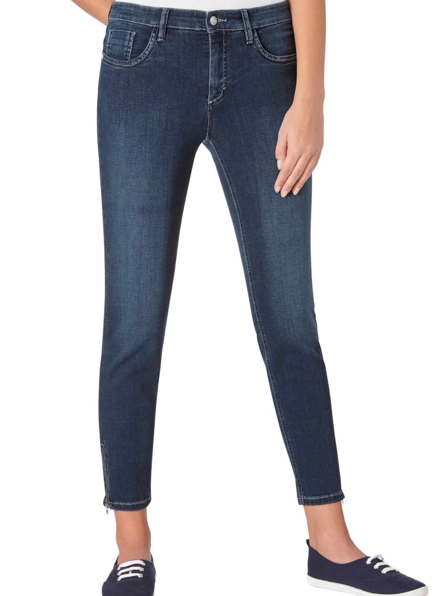 Stretch-Jeans mit Bauch-weg-Effekt