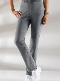 Stretch-Jeans mit Rundum-Dehnbund