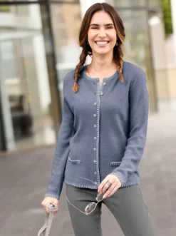 Stretch-Jeans mit Rundum-Dehnbund