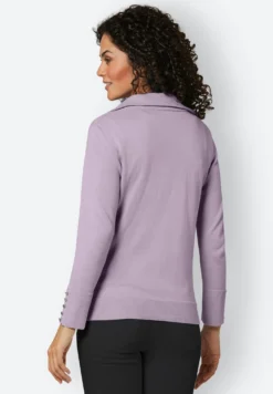 Strickjacke aus mercerisierter Baumwolle