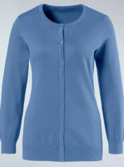 Strickjacke aus reiner Baumwolle