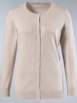 Strickjacke aus reiner Baumwolle