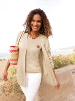 Strickjacke in pflegeleichter Qualität