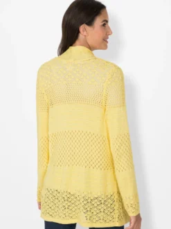 Strickjacke mit Ajour-Muster