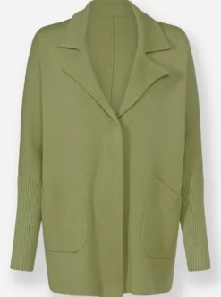 Strickjacke mit Fledermausärmeln