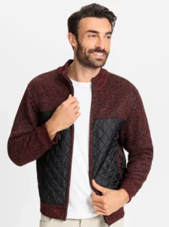 Strickjacke mit Fleece-Futter