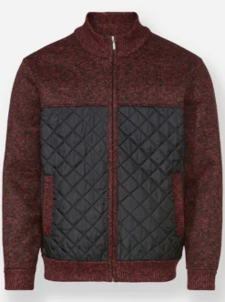 Strickjacke mit Fleece-Futter