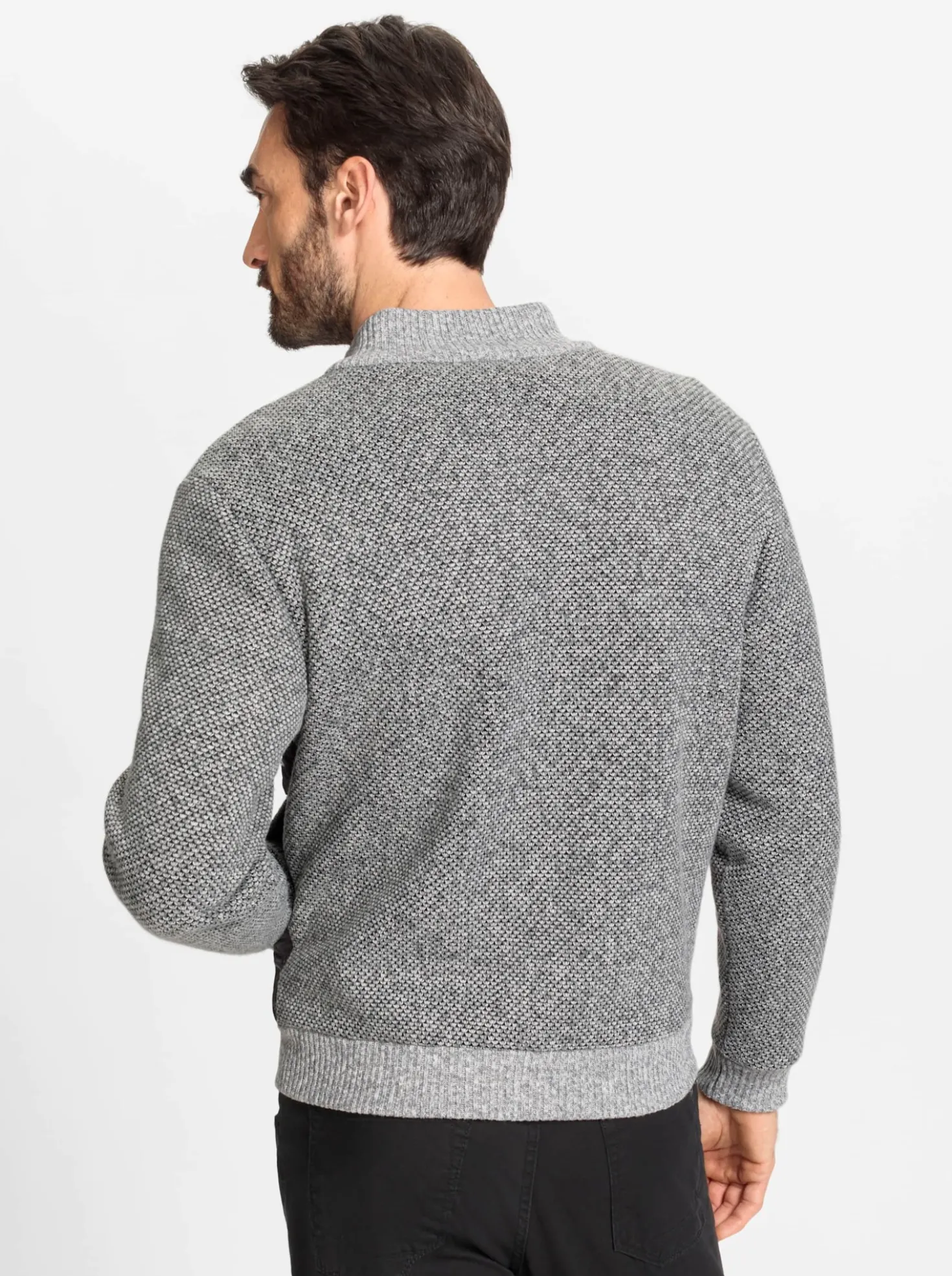 Strickjacke mit Fleece-Futter