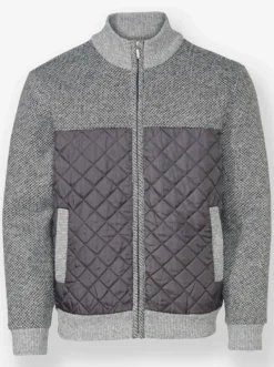 Strickjacke mit Fleece-Futter