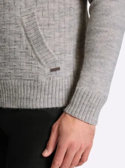 Strickjacke mit Reißverschluss