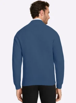 Strickjacke mit verdecktem Reißverschluss