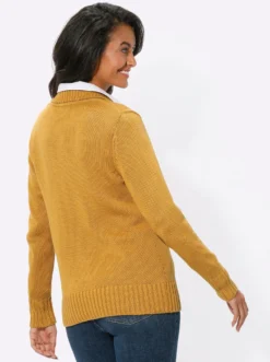 Strickjacke mit 2-Wege-Reißverschluss