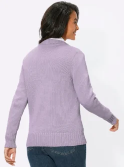Strickjacke mit 2-Wege-Reißverschluss