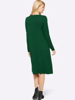 Strickkleid im Viskose-Baumwoll-Mix