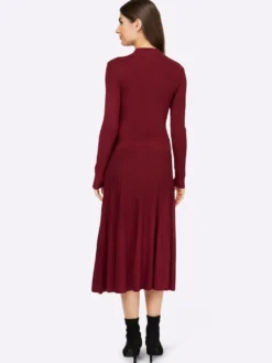 Strickkleid mit Zierriegel