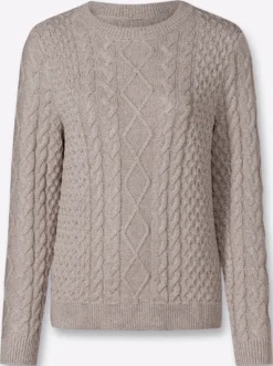 Strickpullover im Mustermix