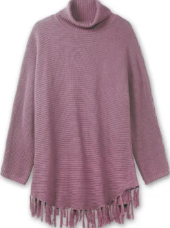 Strickpullover in Ponchoform
