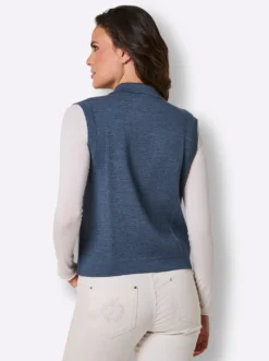 Strickweste aus Wolle