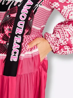 Stufenkleid in Knielänge