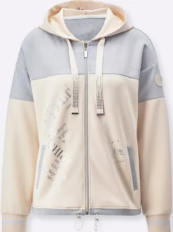 Sweatjacke im softweichen Modal-Mix