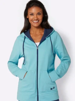 Sweatjacke mit 2 Känguru-Taschen