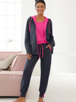 Sweatjacke mit 2 Känguru-Taschen