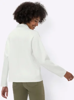 Sweatshirt in asymmetrischer Wickel-Optik