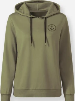 Sweatshirt mit angerauter Innenseite