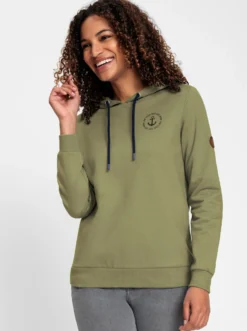 Sweatshirt mit angerauter Innenseite