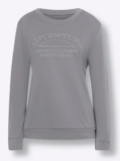 Sweatshirt mit 3D-Schriftzug