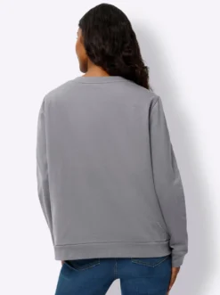 Sweatshirt mit 3D-Schriftzug