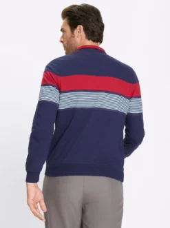 Sweatshirt mit elastischen Bündchen