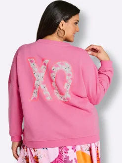 Sweatshirt mit Front- und Rückenprint