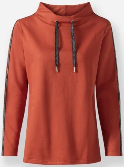 Sweatshirt mit Glitzer-Details