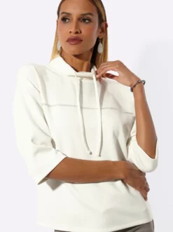 Sweatshirt mit Glitzersteinchen