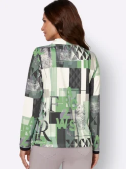 Sweatshirt mit halsfernem Kragen