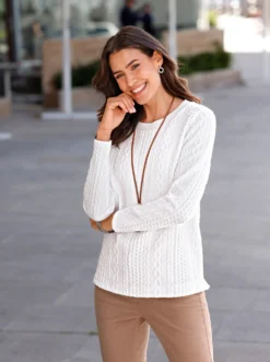Sweatshirt mit Jacquard-Muster