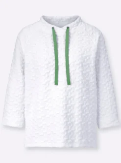 Sweatshirt mit Jacquard-Struktur