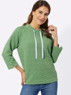 Sweatshirt mit Jacquard-Struktur