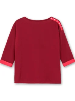 Sweatshirt mit kontrastfarbenen Details