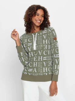 Sweatshirt mit Kordeldurchzug am Ausschnitt