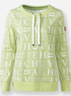 Sweatshirt mit Kordeldurchzug am Ausschnitt