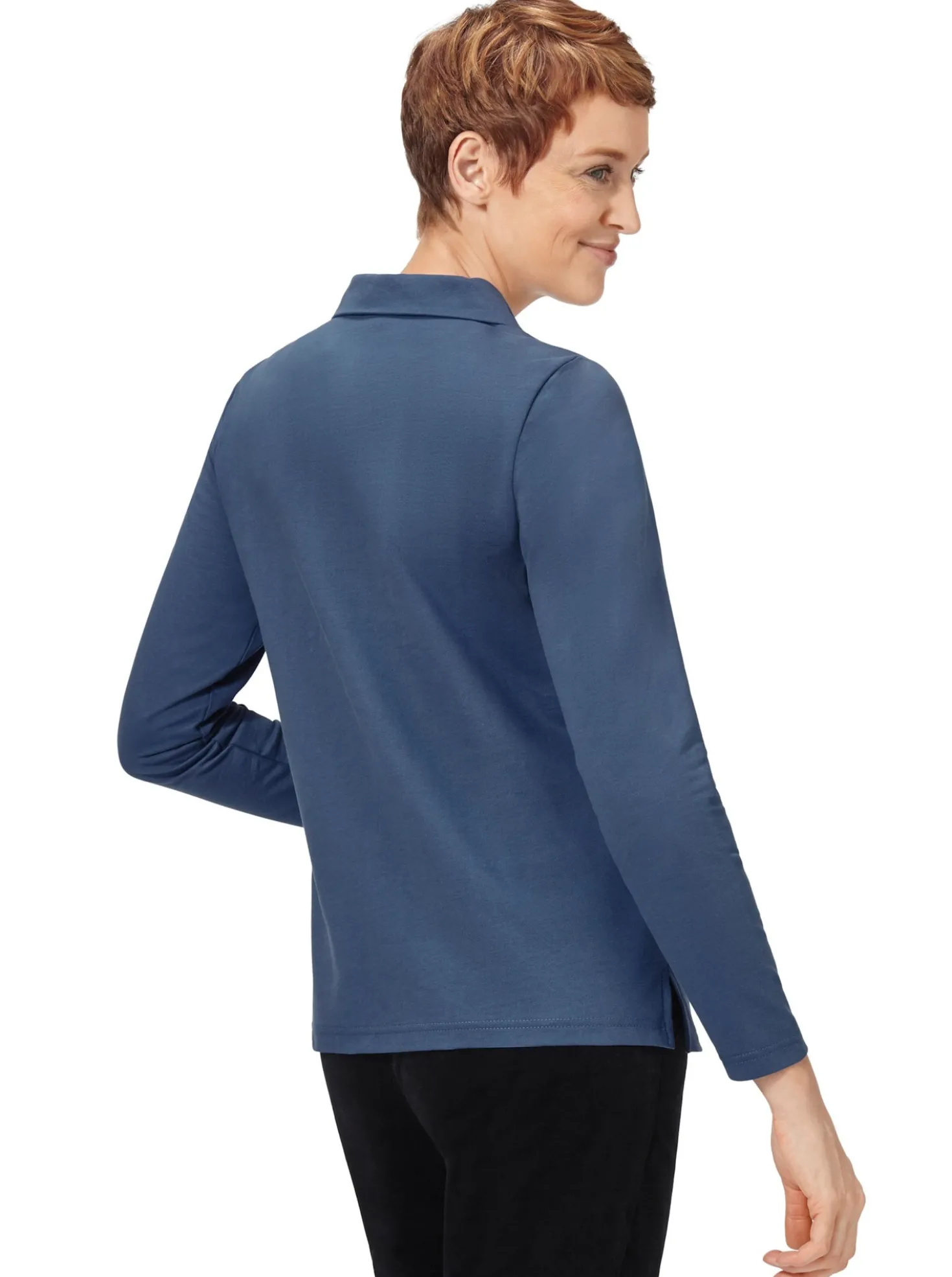Sweatshirt mit Motiv-Druck