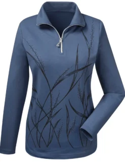 Sweatshirt mit Motiv-Druck