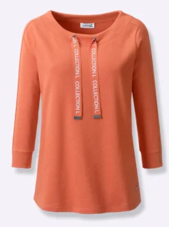 Sweatshirt mit 3/4-Ärmeln