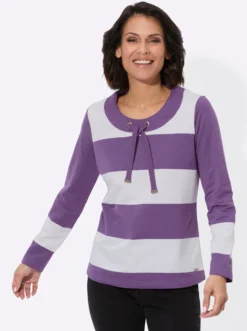 Sweatshirt mit Rundhals und Tunnelzug